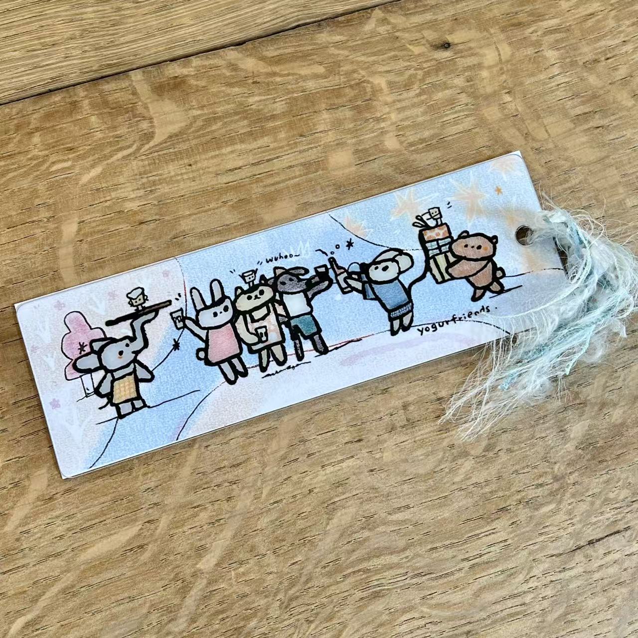 书签-yogurfriends樱花树