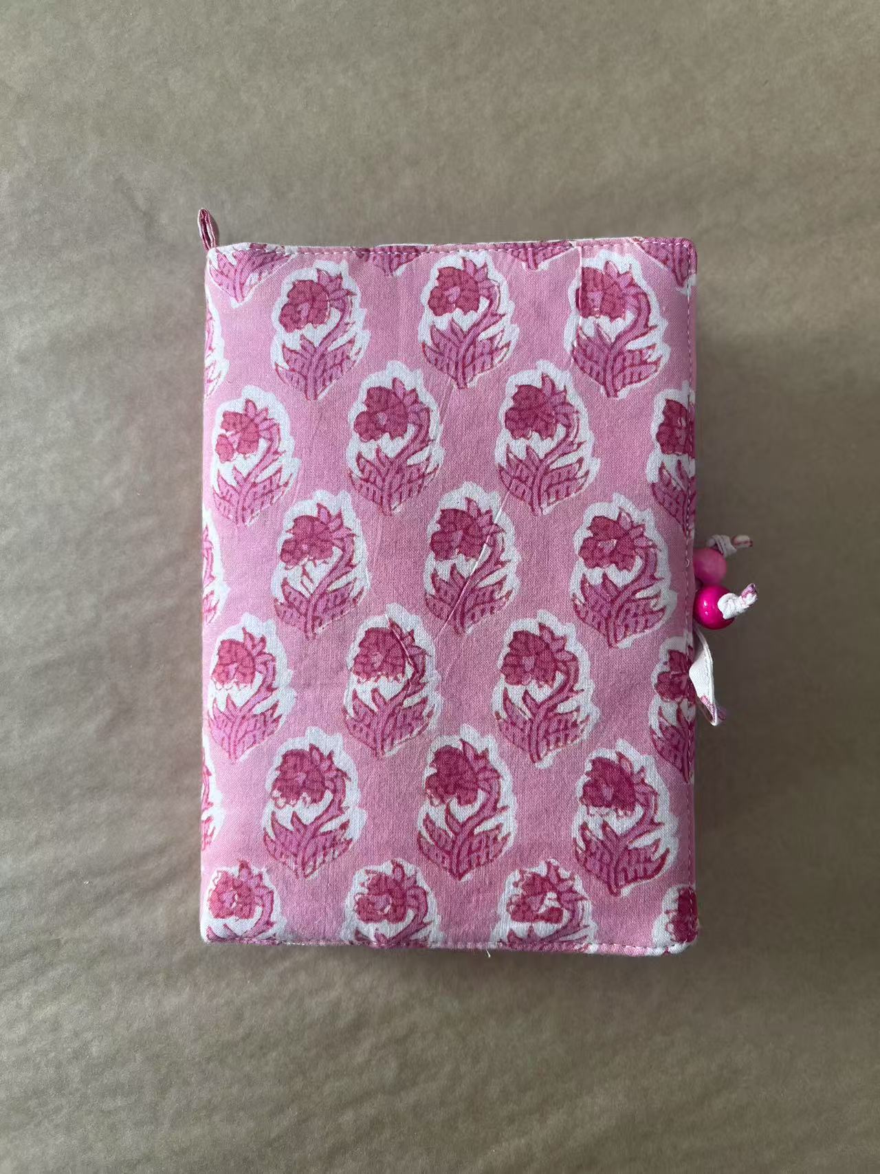 手作りインド布ブックカバー m5 a6 a7